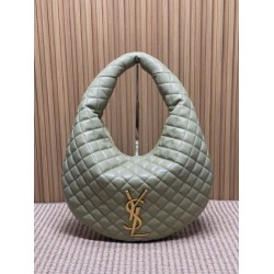 Borsa hobo Icare YSL Saint Laurent in nappa verde
