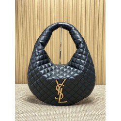 Borsa hobo Icare YSL Saint Laurent in nappa nera