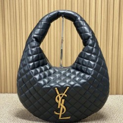 Borsa hobo Icare YSL Saint Laurent in nappa nera