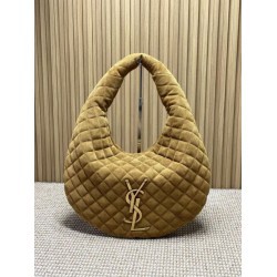 Borsa hobo Icare YSL Saint Laurent in camoscio giallo