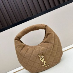 Borsa Icarino Boby YSL Saint Laurent in camoscio giallo