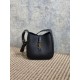 Replica Borsa hobo mini morbida YSL Saint Laurent Le 5 À 7 Nera Imitazioni Falso
