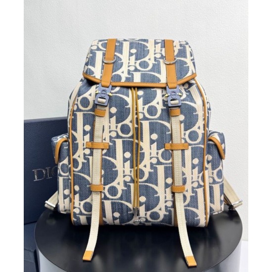 Replica Zaino Dior Hit the Road Dior Oblique denim jacquard Blu Imitazioni Falso Replica Zaino Dior Hit the Road Dior Oblique denim jacquard Blu Imitazioni Falso