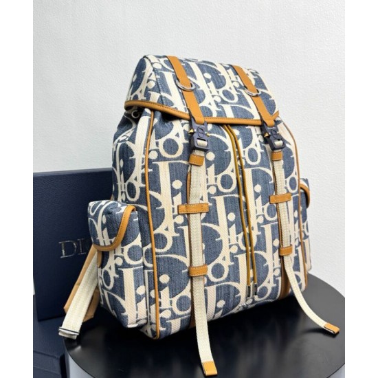 Replica Zaino Dior Hit the Road Dior Oblique denim jacquard Blu Imitazioni Falso Replica Zaino Dior Hit the Road Dior Oblique denim jacquard Blu Imitazioni Falso