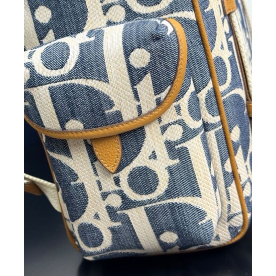 Replica Zaino Dior Hit the Road Dior Oblique denim jacquard Blu Imitazioni Falso Replica Zaino Dior Hit the Road Dior Oblique denim jacquard Blu Imitazioni Falso