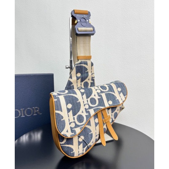 Replica Borsa Saddle Dior Dior Oblique denim jacquard Blu Imitazioni Falso Replica Borsa Saddle Dior Dior Oblique denim jacquard Blu Imitazioni Falso