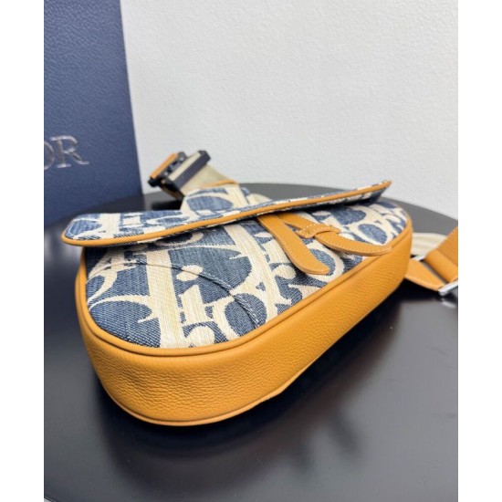 Replica Borsa Saddle Dior Dior Oblique denim jacquard Blu Imitazioni Falso Replica Borsa Saddle Dior Dior Oblique denim jacquard Blu Imitazioni Falso