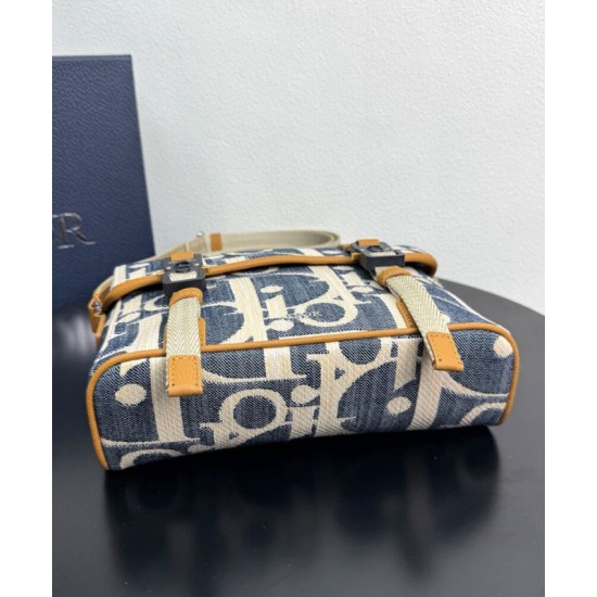 Replica Borsa a tracolla Dior Hit The Road con patta Dior Dior Oblique denim jacquard Blu Imitazioni Falso Replica Borsa a tracolla Dior Hit The Road con patta Dior Dior Oblique denim jacquard Blu Imitazioni Falso
