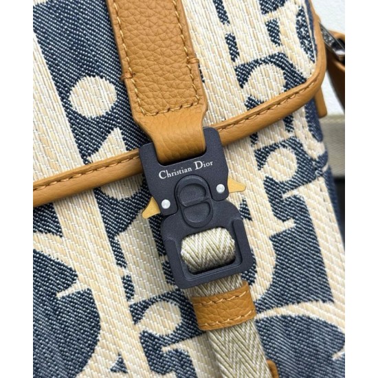 Replica Borsa a tracolla Dior Hit The Road con patta Dior Dior Oblique denim jacquard Blu Imitazioni Falso Replica Borsa a tracolla Dior Hit The Road con patta Dior Dior Oblique denim jacquard Blu Imitazioni Falso