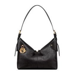 Borsa Dior Voyage Flat Half Moon Macrocannage Piccola/Grande Nera