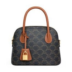 Borsa a mano Celine Teen Honorine Caffè scuro