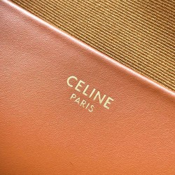Borsa a mano Celine Teen Honorine Caffè scuro
