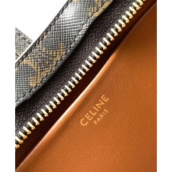 Borsa a tracolla Celine Tina Caffè scuro