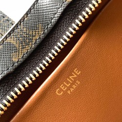 Borsa a tracolla Celine Tina Caffè scuro