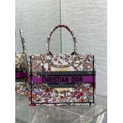 Dior Media Book Tote Bag Ricamo Dior 4 Saisons Été Soleil