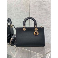 Borsa media Dior Lady D-Sire My ABCDior Toro nero