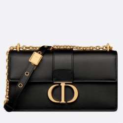 Borsa Dior 30 Montaigne East-West con catena Pelle di vitello nera