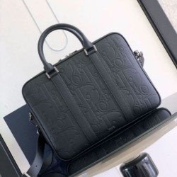 Dior Borsa a tracolla con cerniera Nero Gravity