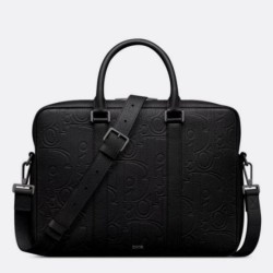 Dior Borsa a tracolla con cerniera Nero Gravity