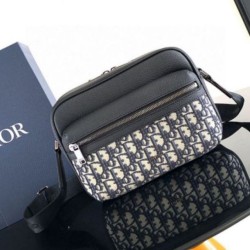 Dior Rider 2.0 Borsa a tracolla con cerniera Beige Oblique con Nero Dior Rider 2.0 Borsa a tracolla con cerniera Beige Oblique con Nero