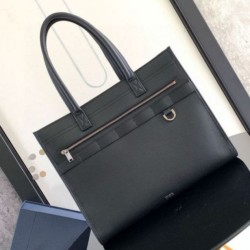 Borsa tote Dior Safari Pelle di vitello granulata nera