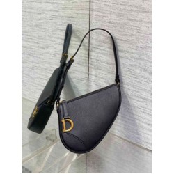 Dior Saddle Rodeo Pouch Pelle di Capra Nera Dior Saddle Rodeo Pouch Pelle di Capra Nera
