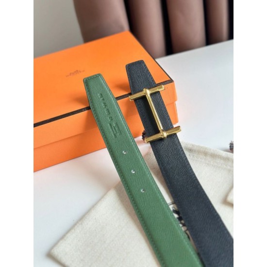 Replica Cintura Hermès H Ancre reversibile, 32 mm, pelle di vitello Epsom Nero e Verde imitazione Falso Replica Cintura Hermès H Ancre reversibile, 32 mm, pelle di vitello Epsom Nero e Verde imitazione Falso