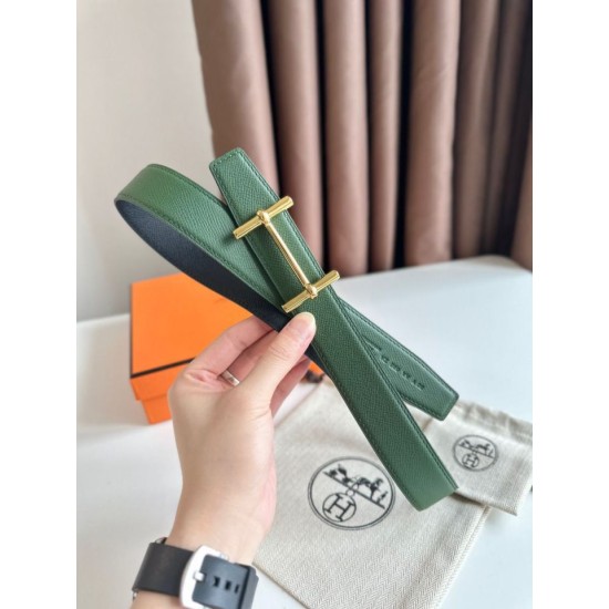 Replica Cintura Hermès H Ancre reversibile, 32 mm, pelle di vitello Epsom Nero e Verde imitazione Falso Replica Cintura Hermès H Ancre reversibile, 32 mm, pelle di vitello Epsom Nero e Verde imitazione Falso