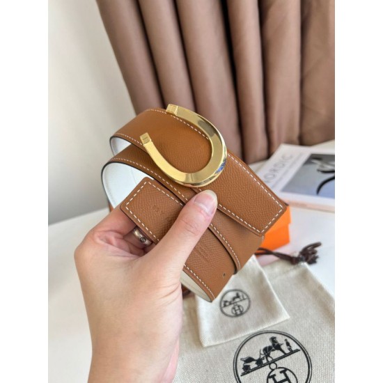 Replica Cintura Hermès Luck reversibile, 38 mm, pelle di vitello Epsom Oro e Bianco imitazione Falso Replica Cintura Hermès Luck reversibile, 38 mm, pelle di vitello Epsom Oro e Bianco imitazione Falso