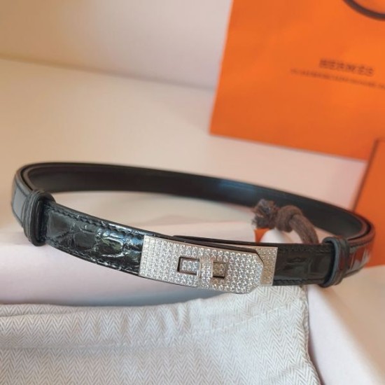 Replica Cintura Hermès Kelly 18 Diamond Nero Alligatore Lucido imitazione Falso Replica Cintura Hermès Kelly 18 Diamond Nero Alligatore Lucido imitazione Falso