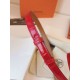 Replica Cintura Hermès Kelly 18 in alligatore rosso lucido imitazione Falso Replica Cintura Hermès Kelly 18 in alligatore rosso lucido imitazione Falso