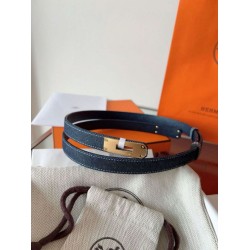 Cintura Hermès Kelly Jean 18 in denim ed Epsom