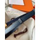 Replica Cintura Hermès Kelly Jean 18 in denim ed Epsom imitazione Falso Replica Cintura Hermès Kelly Jean 18 in denim ed Epsom imitazione Falso
