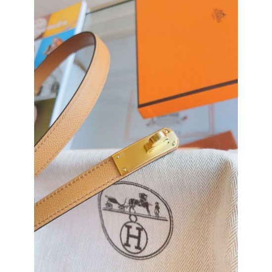 Replica Cintura Hermès Kelly 18 Biscuit Epsom imitazione Falso