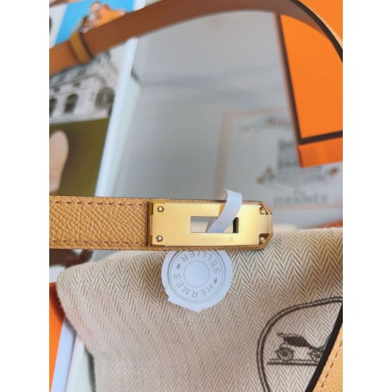 Replica Cintura Hermès Kelly 18 Biscuit Epsom imitazione Falso