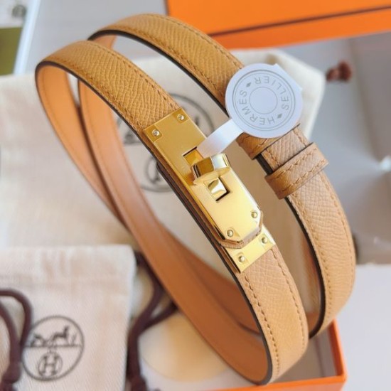 Replica Cintura Hermès Kelly 18 Biscuit Epsom imitazione Falso