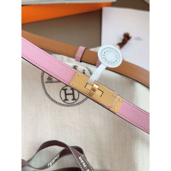 Replica Cintura Hermès Kelly 18 Rosa Epsom imitazione Falso Replica Cintura Hermès Kelly 18 Rosa Epsom imitazione Falso