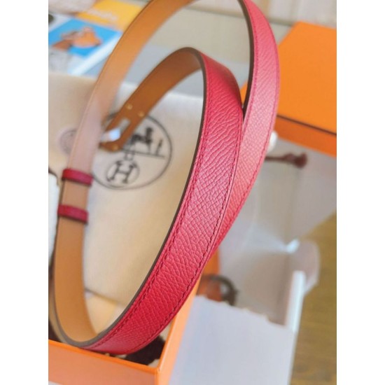 Replica Cintura Hermès Kelly 18 Rossa Epsom imitazione Falso