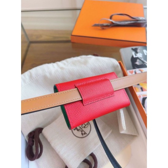 Replica Cintura Hermès Kelly Pocket 18 Cobalto e Pelle di Vitello Epsom Rossa imitazione Falso Replica Cintura Hermès Kelly Pocket 18 Cobalto e Pelle di Vitello Epsom Rossa imitazione Falso