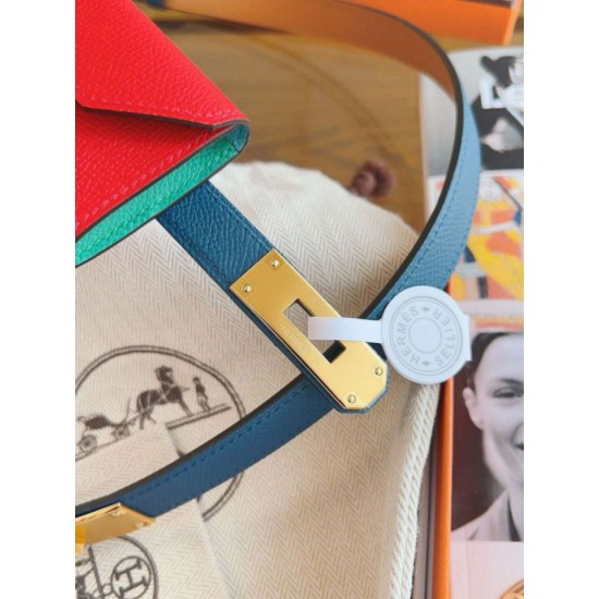 Replica Cintura Hermès Kelly Pocket 18 Cobalto e Pelle di Vitello Epsom Rossa imitazione Falso Replica Cintura Hermès Kelly Pocket 18 Cobalto e Pelle di Vitello Epsom Rossa imitazione Falso