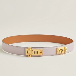 Cintura Hermès Collier de Chien 32 Malva Chiaro Epsom