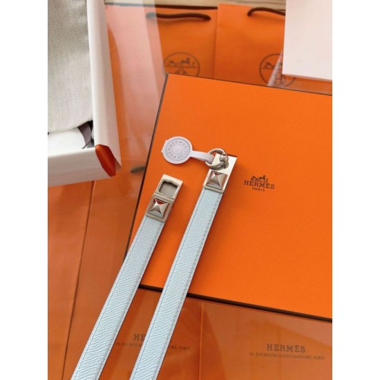 Replica Cintura Hermès Rivale 18 in pelle di vitello Epsom Blu Brume imitazione Falso Replica Cintura Hermès Rivale 18 in pelle di vitello Epsom Blu Brume imitazione Falso