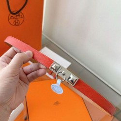 Cintura Hermès Rivale 18 con fibbia Rivale in Epsom rosso Pelle di vitello Cintura Hermès Rivale 18 con fibbia Rivale in Epsom rosso Pelle di vitello