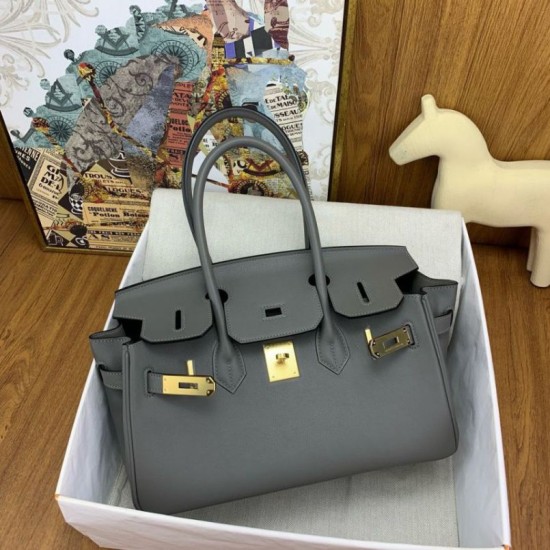 Replica Borsa a spalla Hermès Birkin Light 29 Etain in pelle di vitello Swift imitazione Falso Replica Borsa a spalla Hermès Birkin Light 29 Etain in pelle di vitello Swift imitazione Falso
