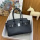 Replica Borsa a spalla Hermès Birkin Light 29 nera in pelle di vitello Swift imitazione Falso Replica Borsa a spalla Hermès Birkin Light 29 nera in pelle di vitello Swift imitazione Falso