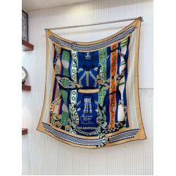 Scialle Hermès Etriers Fantaisie Multicolore 140