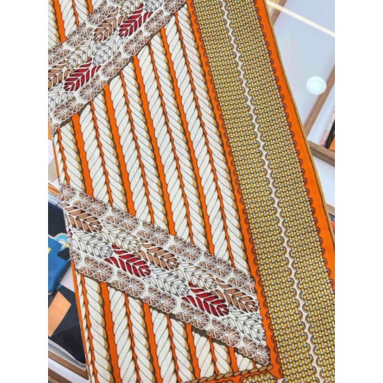 Replica Scialle da dressage Tressage Hermes arancione 140 imitazione Falso Replica Scialle da dressage Tressage Hermes arancione 140 imitazione Falso