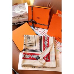 Scialle Hermès Naturel Nautical Tattoos Bandana 140