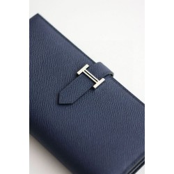 Replica Portafoglio lungo Hermès Bearn fatto a mano in pelle di vitello Epsom blu zaffiro imitazione Outlet Replica Portafoglio lungo Hermès Bearn fatto a mano in pelle di vitello Epsom blu zaffiro imitazione Outlet