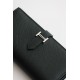 Replica Portafoglio lungo Hermès Bearn fatto a mano in pelle di vitello Epsom nera imitazione Falso Replica Portafoglio lungo Hermès Bearn fatto a mano in pelle di vitello Epsom nera imitazione Falso